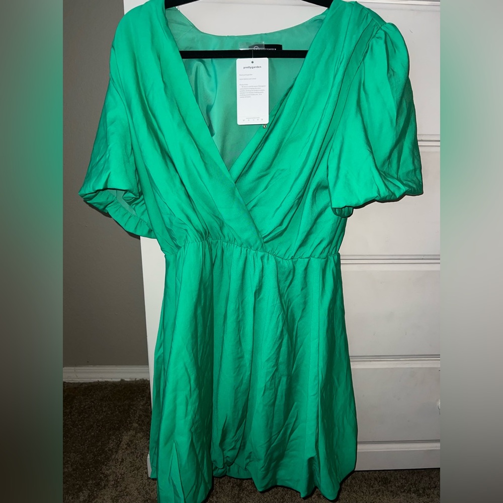 Bright Green Dress